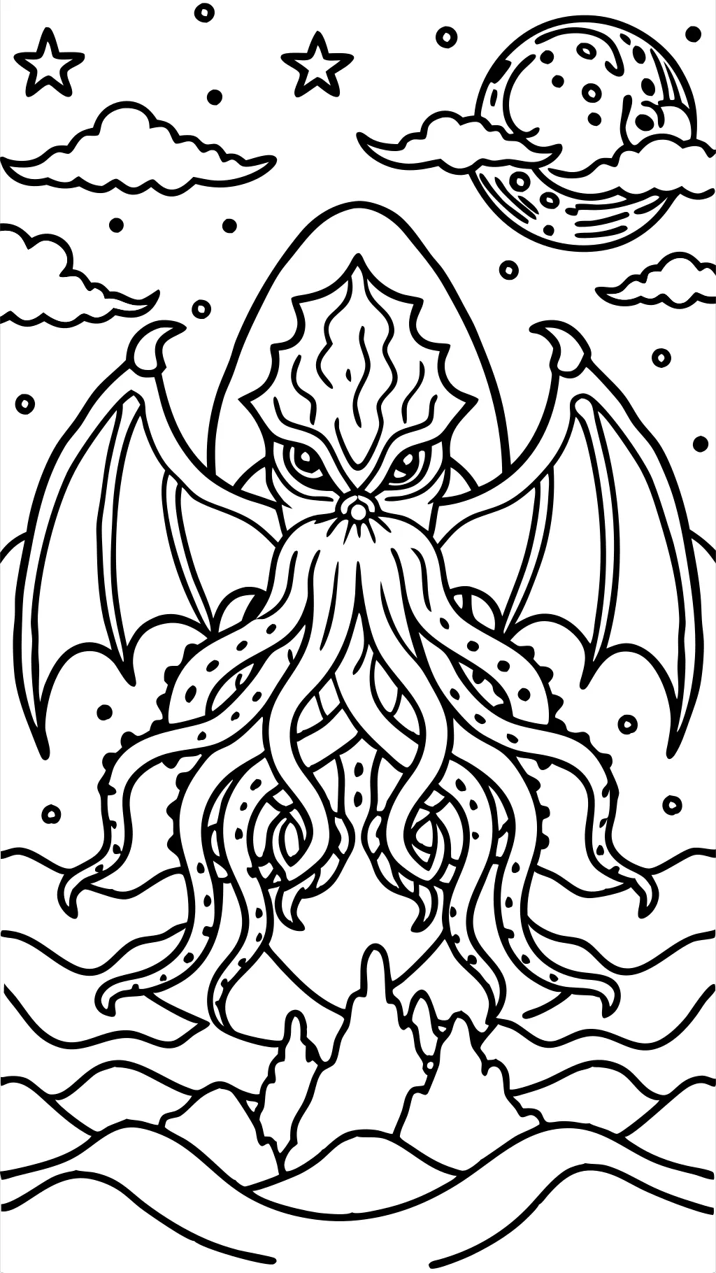 cthulhu coloring pages